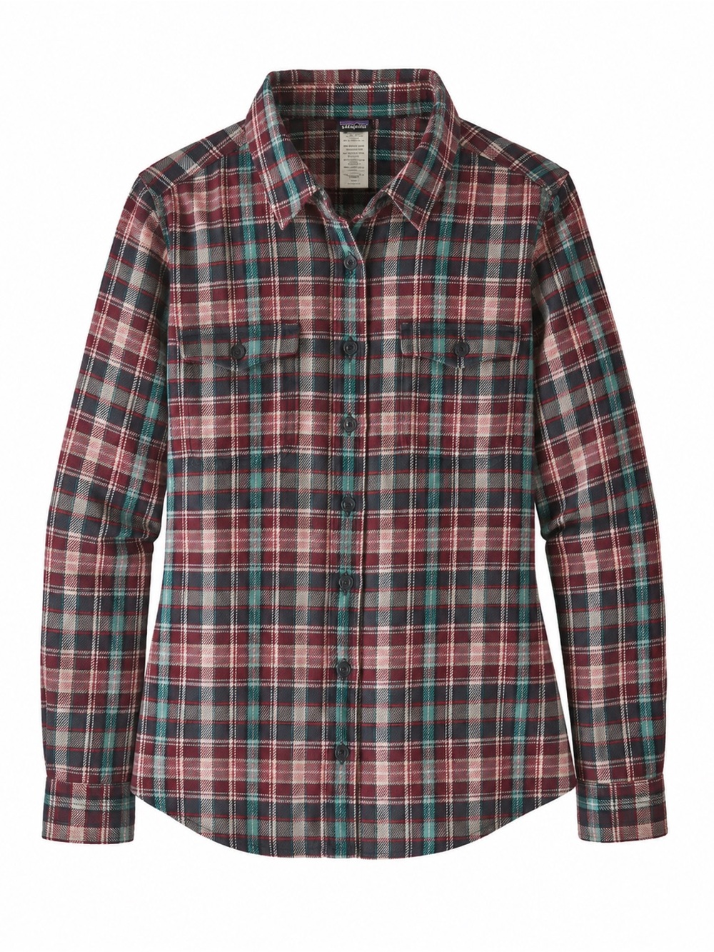 Patagonia Organic Cotton Plaid Flannel Button Front Shirt Women’s 10